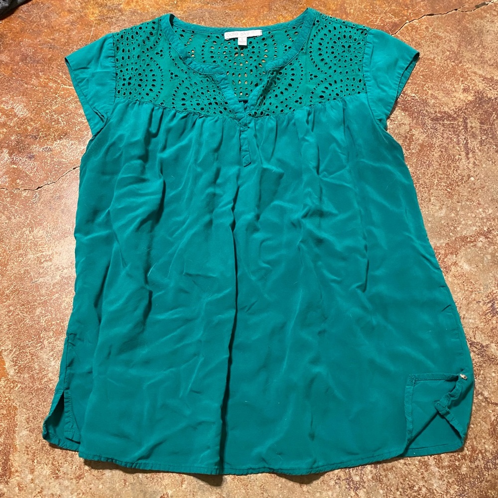 Pale Sky Green Babydoll Blouse